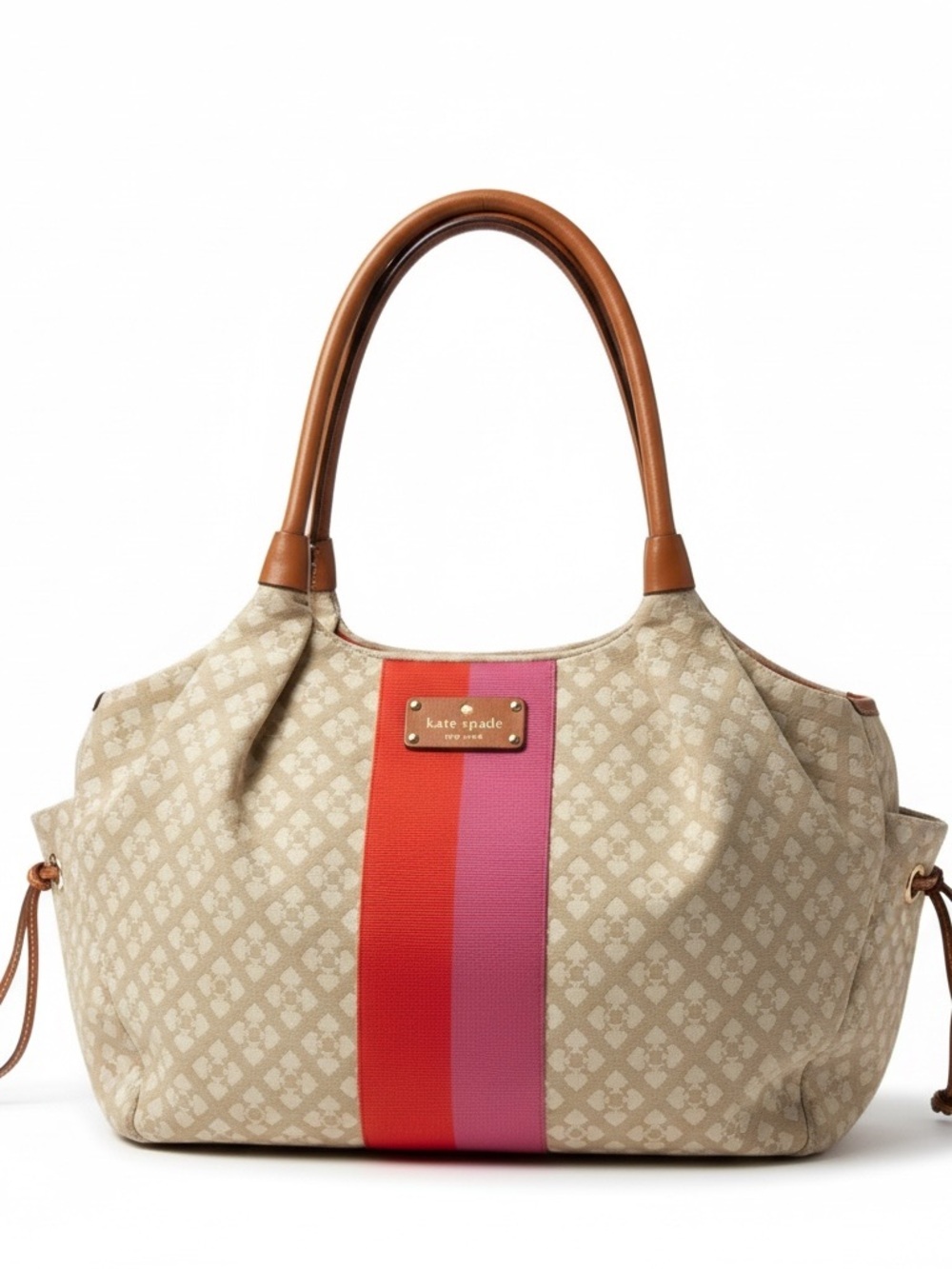 Kate Spade Beige Baby Diaper Bag Tote